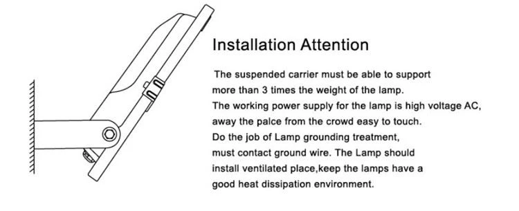 flood light install