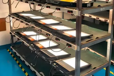 20 zestawów zewnętrznych reflektorów LED o mocy 300 W zostało wysłanych do Laosu