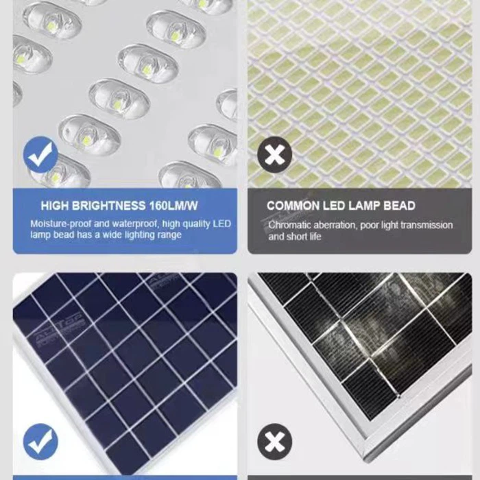 60w integrated solar street light